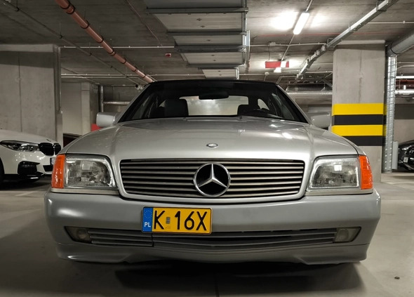 Mercedes-Benz SL cena 76500 przebieg: 135571, rok produkcji 1990 z Kraków małe 742